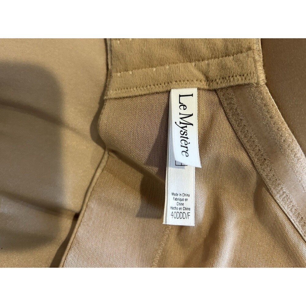 NWT Le Mystere Nude Bra 40DDD Padded Soiree Bustier LongLine Strap Or Strapless - Picture 3 of 8